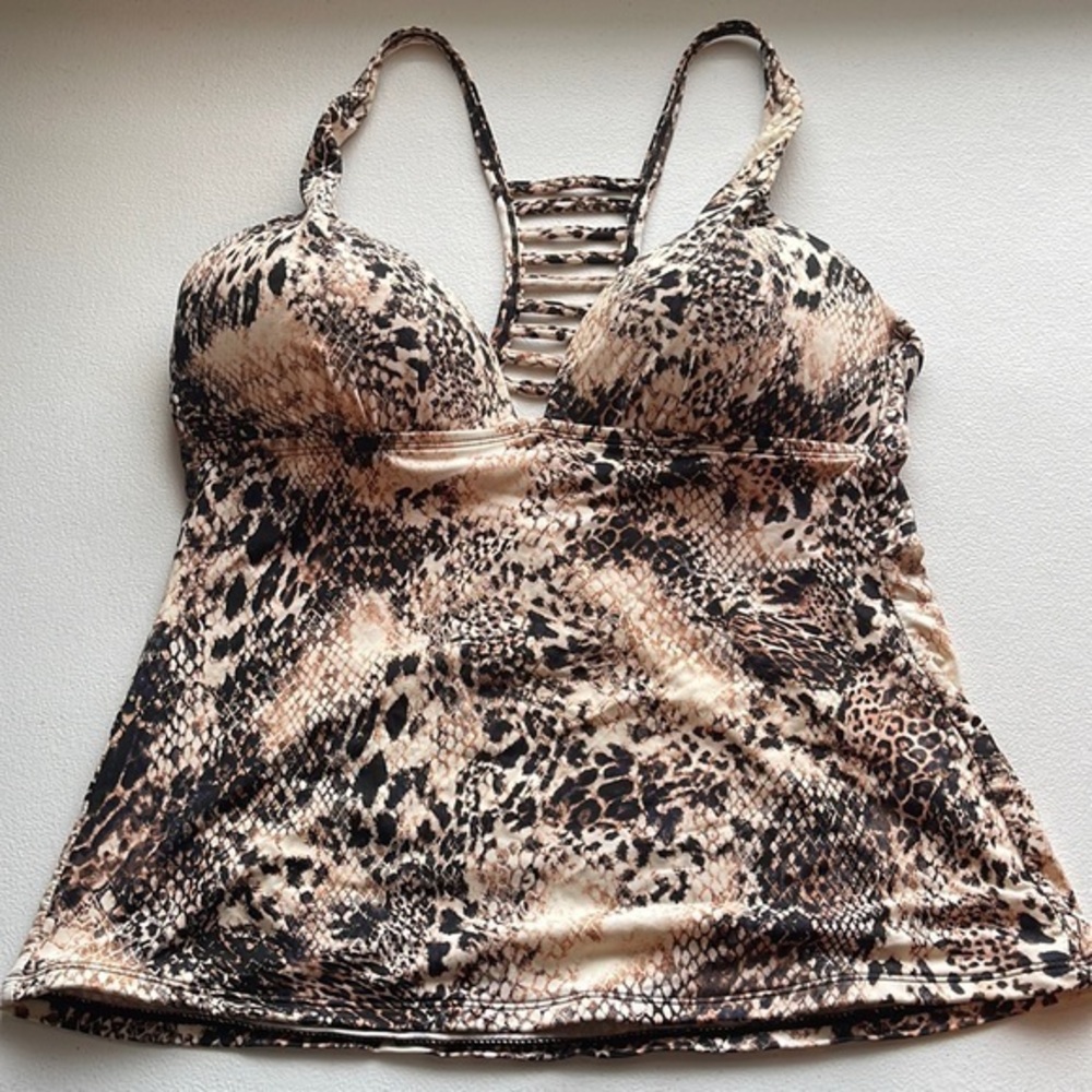 Liz Claiborne Swim Tankini Top only Size 10